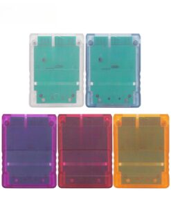 Adaptateur carte SD pour console PlayStation 2, huit couleurs, vue arriere