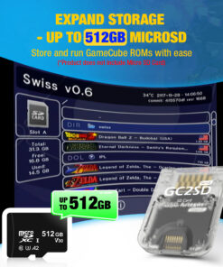 Adaptateur carte SD pour console, trois finitions, vue de face
