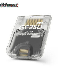 Adaptateur carte SD pour console, trois finitions, vue arriere