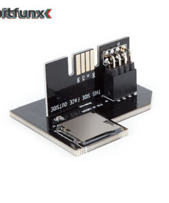 Adaptateur carte SD pour console, version à support, vue arriere