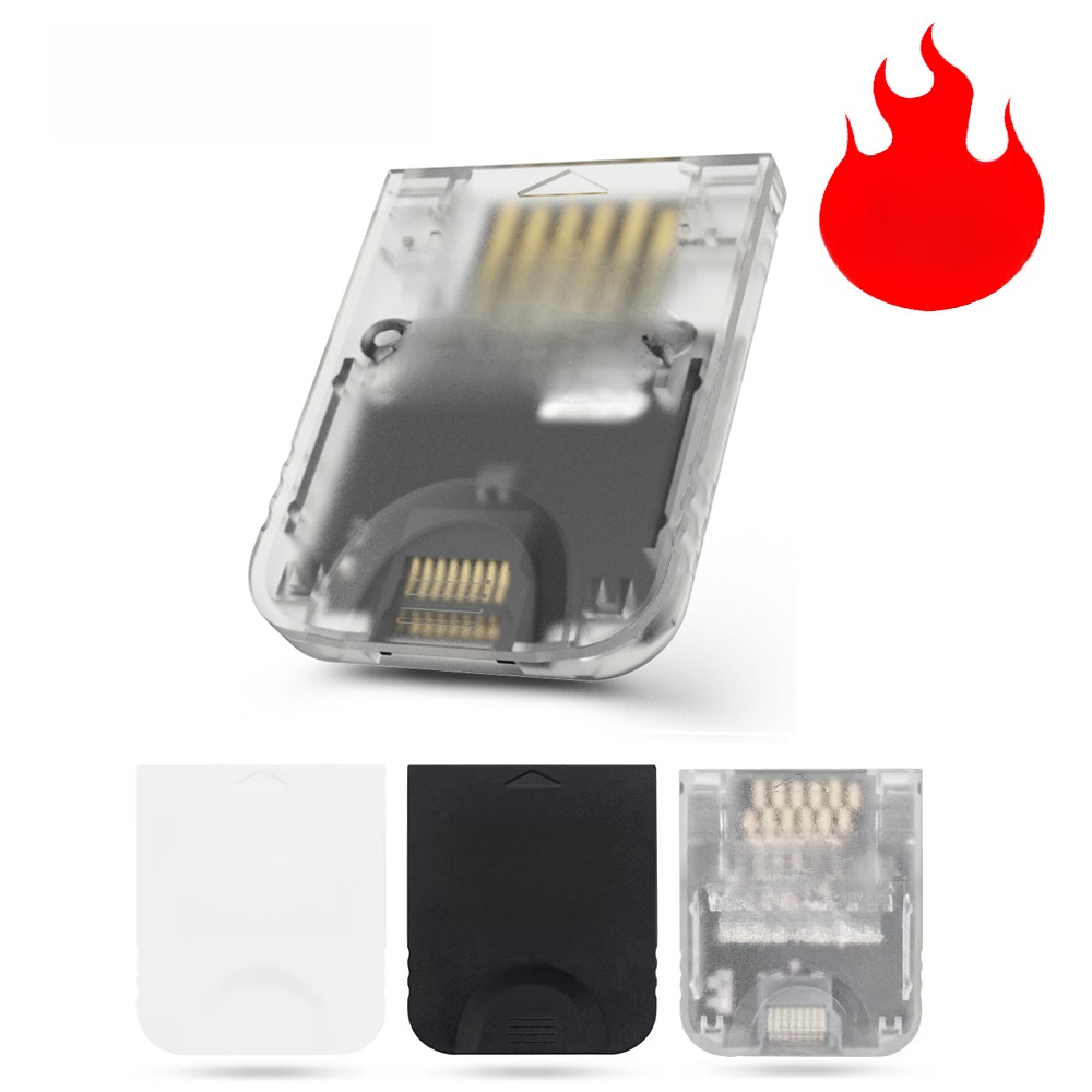 Adaptateur carte SD pour GameCube et Wii en microSD Adaptateur carte SD pour GameCube et Wii en microSD, vue principale