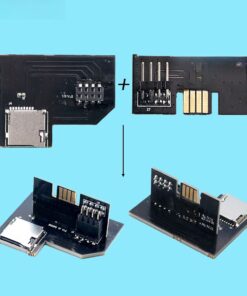 Adaptateur carte SD pour GameCube, huit références, vue arriere
