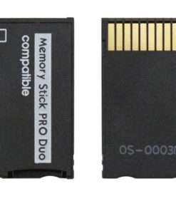 Adaptateur carte SD TF vers Memory Stick MS pour PSP, vue de trois quarts