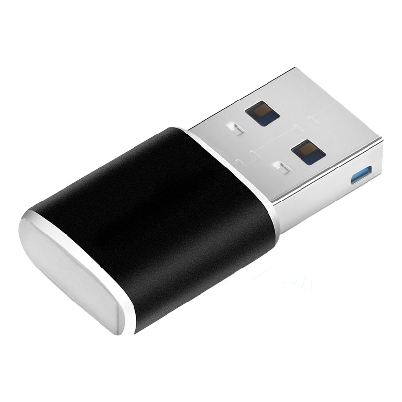 Adaptateur carte SD USB 3.0 en aluminium pour SD et micro SD Adaptateur carte SD USB 3.0 en aluminium pour SD et micro SD, vue principale