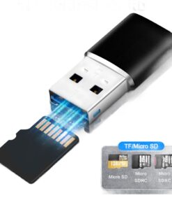 Adaptateur carte SD USB 3.0 en aluminium pour SD et micro SD, detail