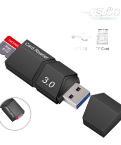 Adaptateur carte SD USB 3.0 pour microSD, format clé, vue principale