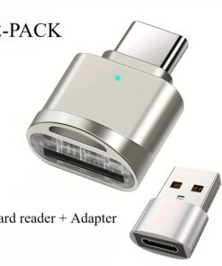 Adaptateur carte SD USB-C et USB-A, lot de deux, vue principale