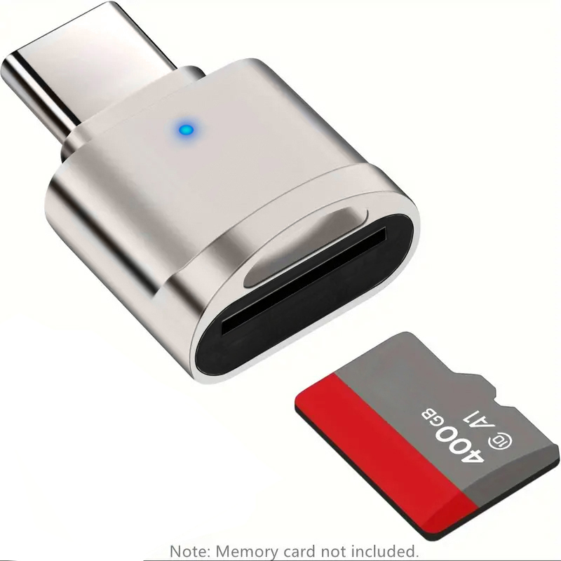 Adaptateur carte SD USB-C vers microSD, 15 grammes Adaptateur carte SD USB-C vers microSD, 15 grammes, vue principale