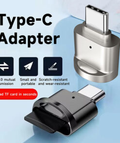 Adaptateur carte SD USB-C vers microSD, 15 grammes, vue arriere