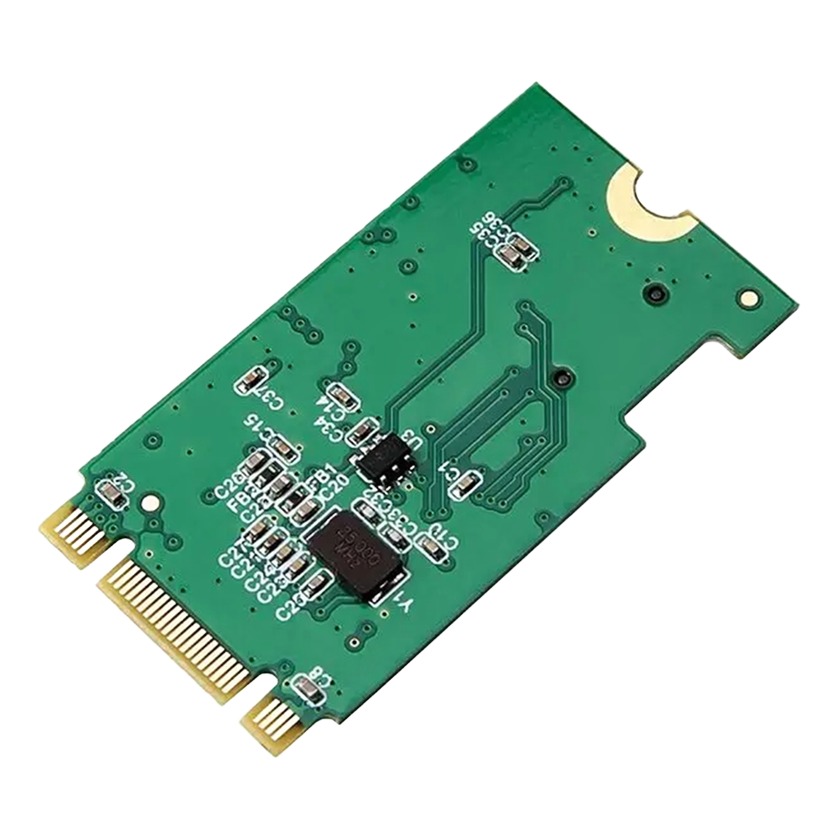 Adaptateur carte SD vers M.2, transforme une microSD en module Adaptateur carte SD vers M.2, transforme une microSD en module, vue de face
