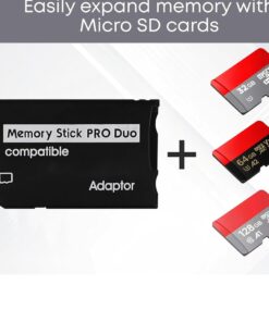 Adaptateur Carte SD vers Memory Stick Pro Duo pour PSP, detail