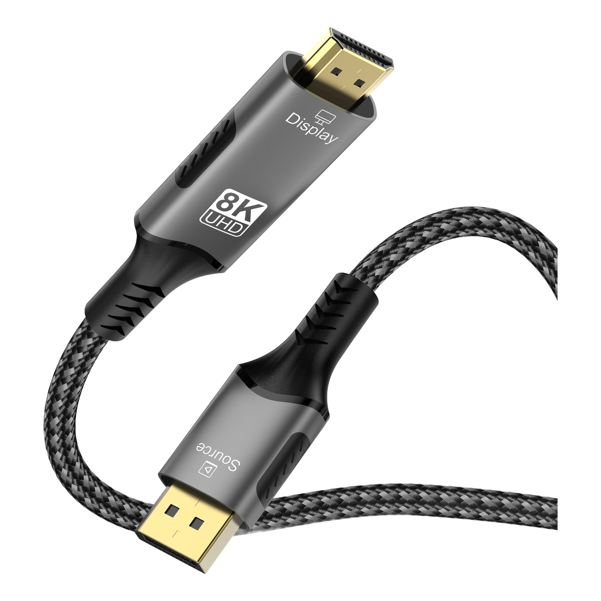 Adaptateur DisplayPort HDMI 2.1 en 8K à 60 Hz Adaptateur DisplayPort HDMI 2.1 en 8K à 60 Hz, vue principale