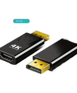 Adaptateur DisplayPort HDMI 4K, convertisseur mâle femelle, vue de face