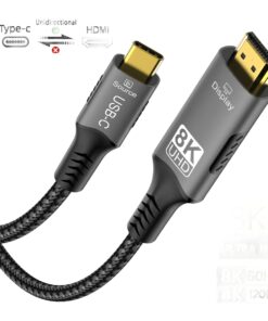 Adaptateur DisplayPort HDMI, adaptateur USB C HDMI 2.1, 8K à 60 Hz, vue principale