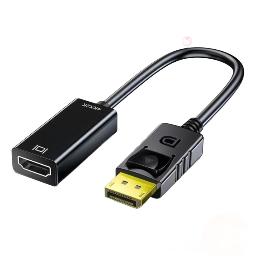 Adaptateur DisplayPort HDMI court, sortie femelle 4K Adaptateur DisplayPort HDMI court, sortie femelle 4K, vue principale