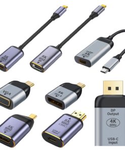 Adaptateur DisplayPort HDMI depuis USB-C, quatorze versions, vue principale