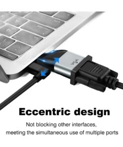 Adaptateur DisplayPort HDMI depuis USB-C, quatorze versions, vue de trois quarts