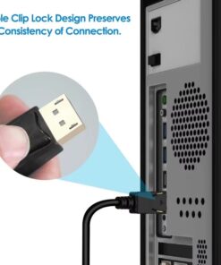 Adaptateur DisplayPort HDMI en câble de 1,8 mètre, detail