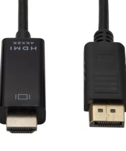 Adaptateur DisplayPort HDMI en câble de 1,8 mètre, vue de profil