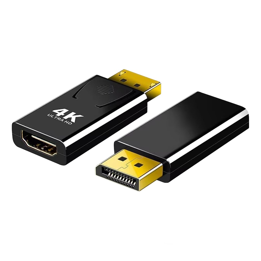Adaptateur DisplayPort HDMI mâle vers femelle, 1080p ou 4K Adaptateur DisplayPort HDMI mâle vers femelle, 1080p ou 4K, vue principale