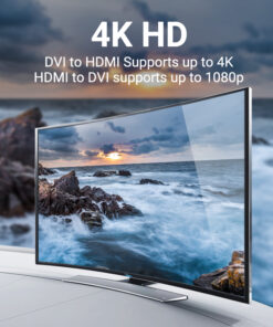 Adaptateur DVI HDMI bidirectionnel en câble 24 plus 1, detail