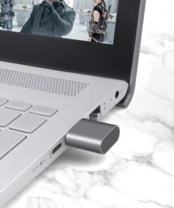 Adaptateur DVI HDMI : émulateur d'affichage virtuel 4K, vue arriere