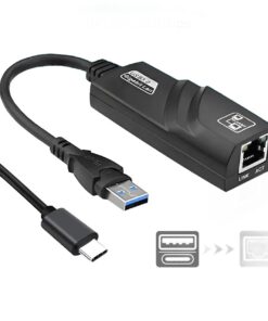 Adaptateur Ethernet USB 100 ou 1000 Mbit, USB-C, vue principale