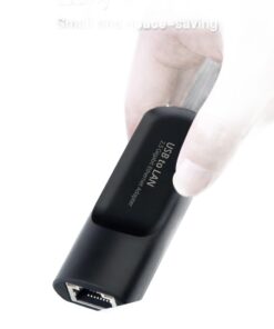 Adaptateur Ethernet USB 2,5 Gbit pour USB-C et USB 3.0, vue de face