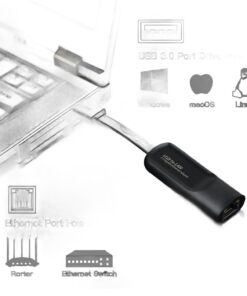 Adaptateur Ethernet USB 2,5 Gbit pour USB-C et USB 3.0, detail