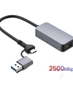 Adaptateur ethernet USB 2,5 Gbit/s, deux prises au choix, vue principale