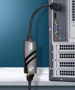 Adaptateur ethernet USB 3.0 gigabit, voyants de liaison, vue principale