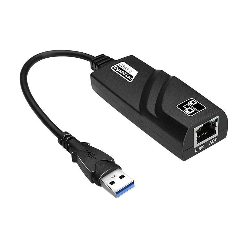 Adaptateur ethernet USB 3.0 vers RJ45, câble de 50 cm Adaptateur ethernet USB 3.0 vers RJ45, câble de 50 cm, vue principale