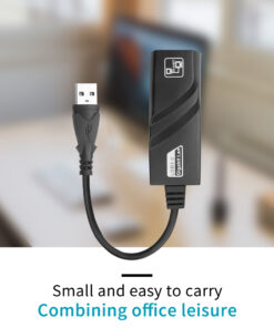 Adaptateur ethernet USB à 1000 Mbit/s, deux versions, vue arriere