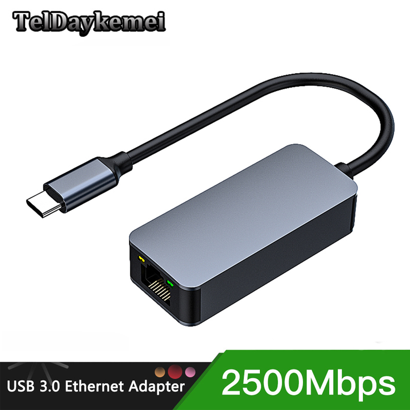 Adaptateur ethernet USB à 2,5 Gbit/s en USB 3.0 Adaptateur ethernet USB à 2,5 Gbit/s en USB 3.0, vue principale