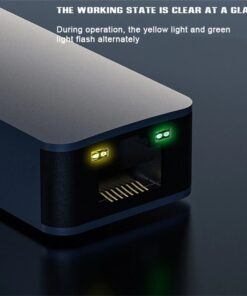 Adaptateur ethernet USB à 2,5 Gbit/s en USB 3.0, vue de profil