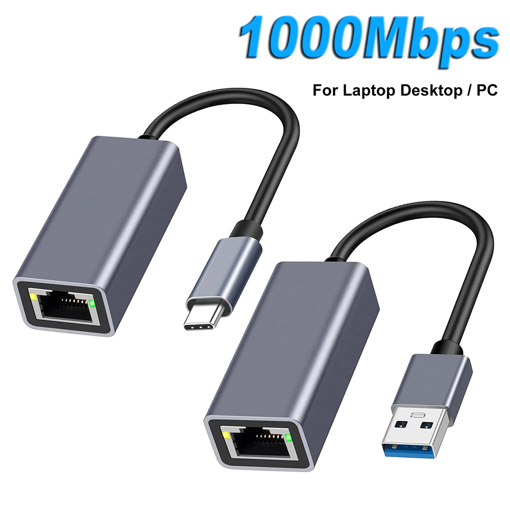 Adaptateur ethernet USB à quatre configurations Adaptateur ethernet USB à quatre configurations, vue principale