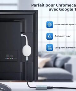Adaptateur ethernet USB, adaptateur ethernet USB-C pour boîtier, vue de face