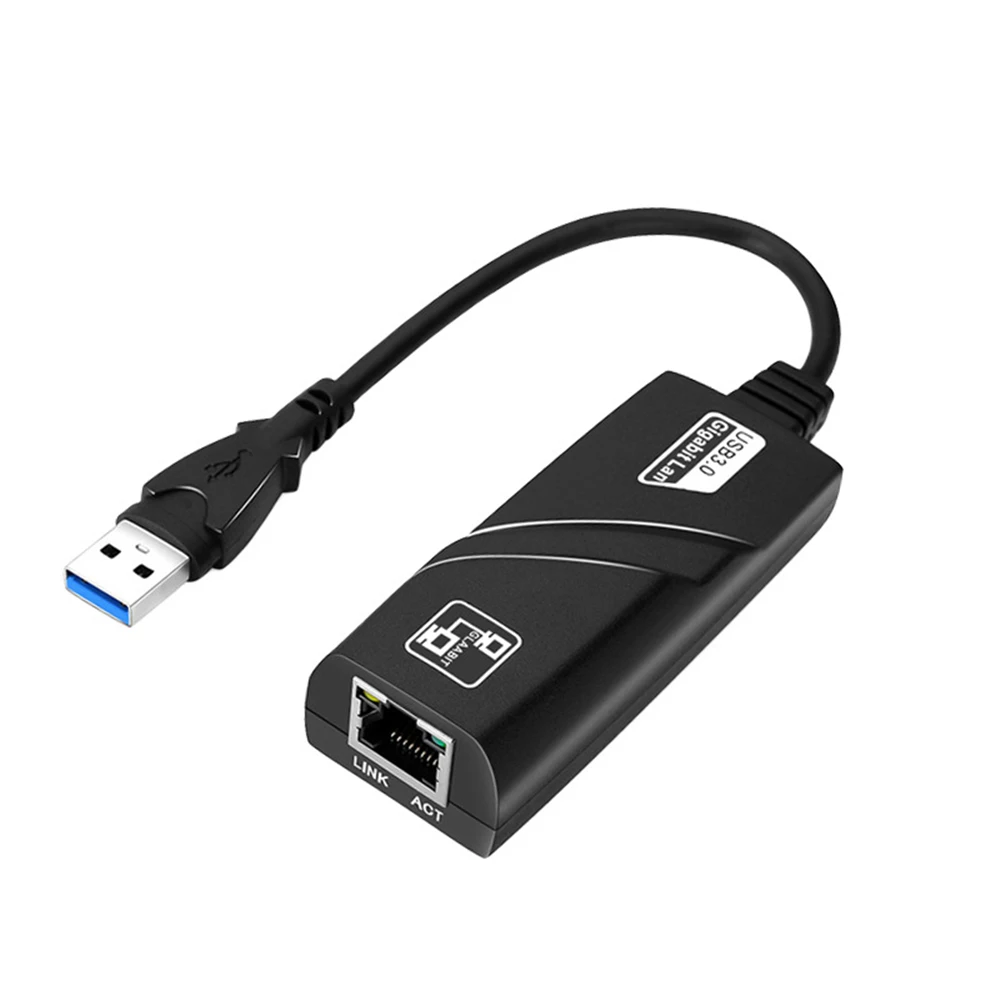Adaptateur ethernet USB, adaptateur ethernet USB, trois versions Adaptateur ethernet USB, adaptateur ethernet USB, trois versions, vue de trois quarts