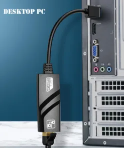 Adaptateur ethernet USB, adaptateur ethernet USB, trois versions, vue de profil