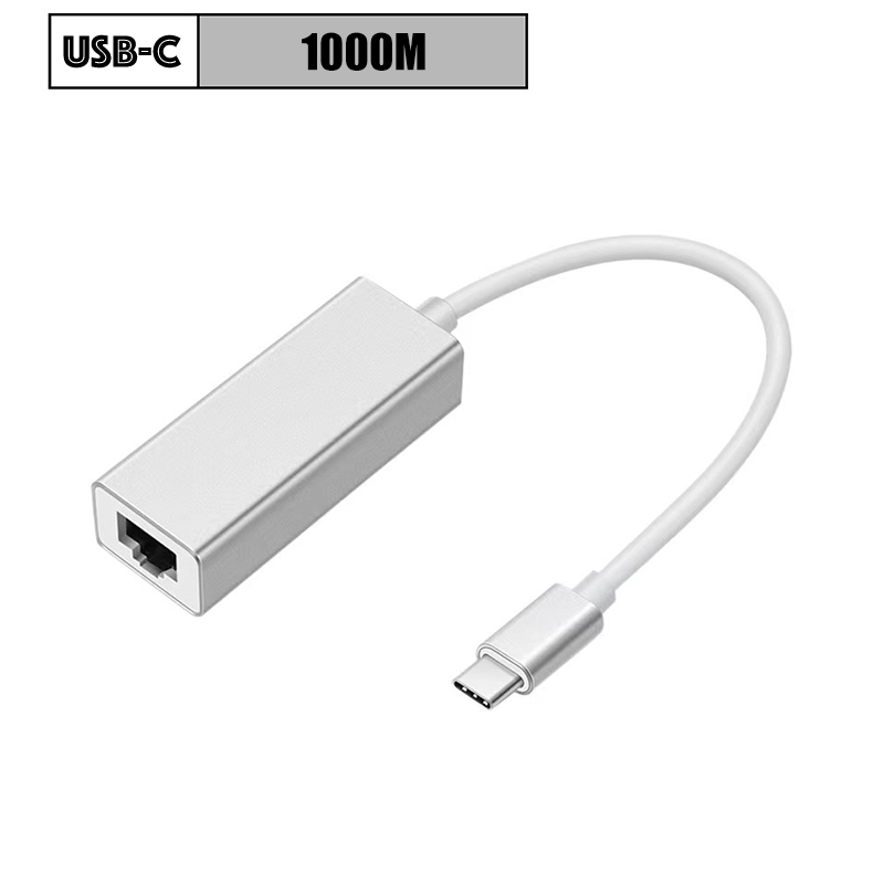 Adaptateur ethernet USB en aluminium, trois versions Adaptateur ethernet USB en aluminium, trois versions, detail