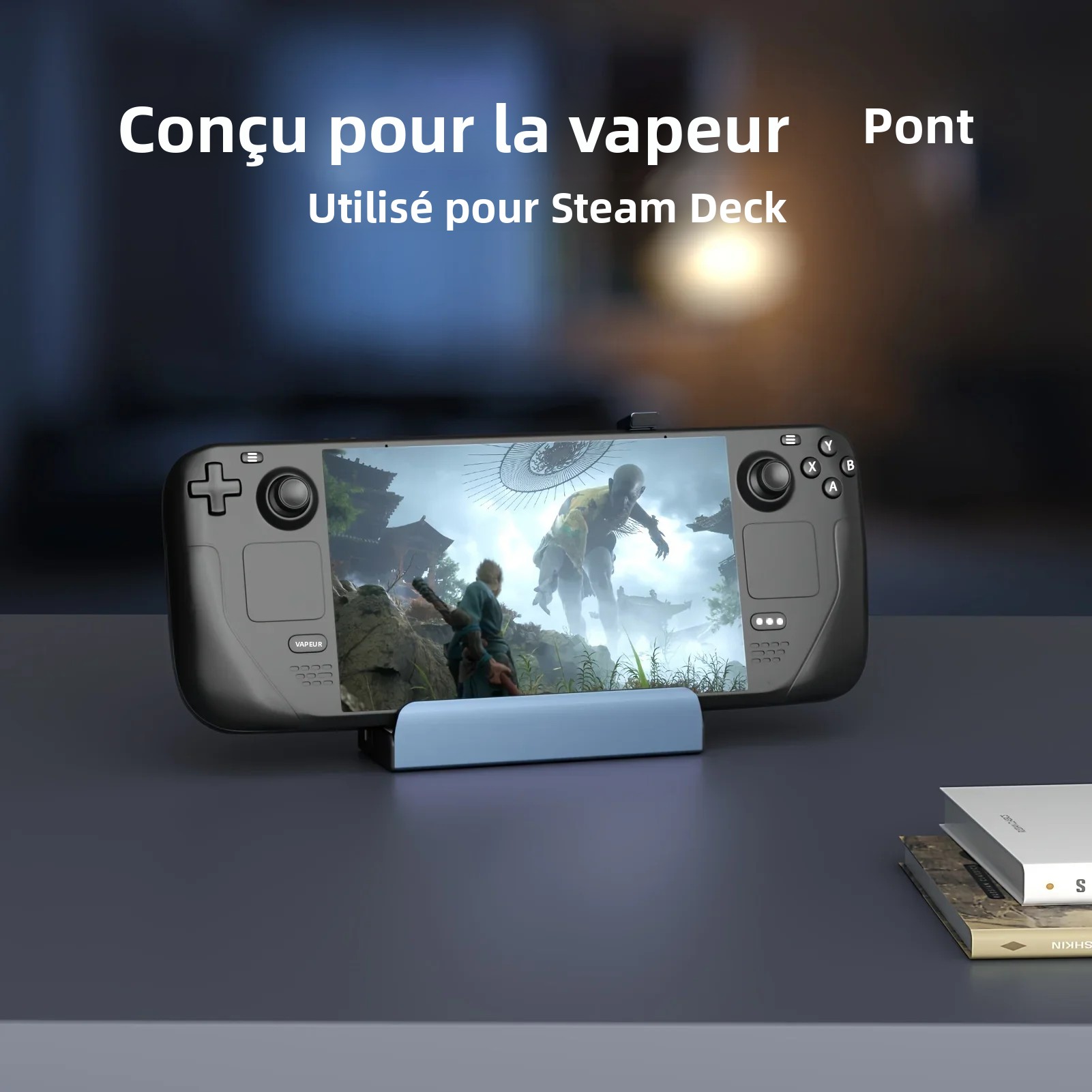 Adaptateur ethernet USB en station 6 en 1 pour console Adaptateur ethernet USB en station 6 en 1 pour console, detail