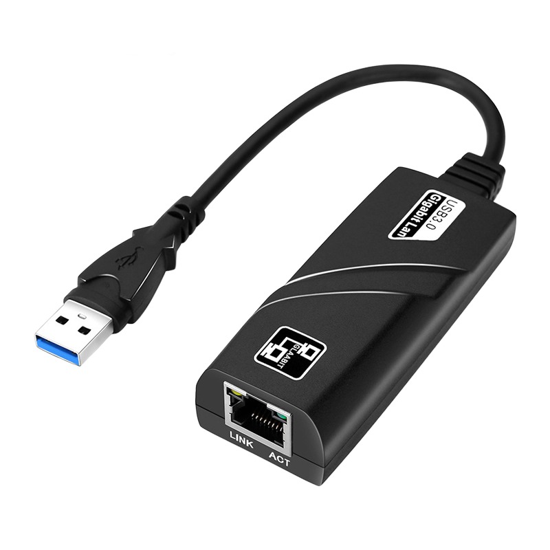 Adaptateur Ethernet USB gigabit, en USB 3.0 ou en USB-C Adaptateur Ethernet USB gigabit, en USB 3.0 ou en USB-C, vue principale