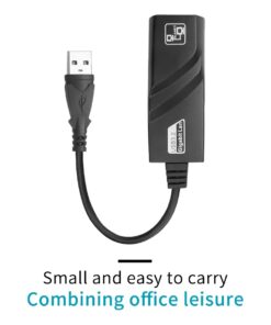 Adaptateur Ethernet USB gigabit, en USB 3.0 ou en USB-C, vue de face