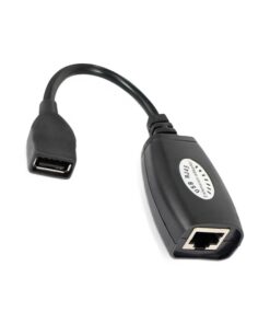 Adaptateur ethernet USB vers RJ45 : prolonger une liaison USB par câble, vue de face