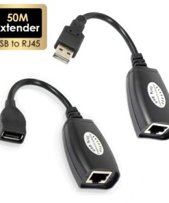 Adaptateur ethernet USB vers RJ45 : prolonger une liaison USB par câble, vue arriere