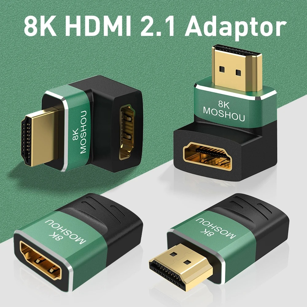 Adaptateur HDMI 2.1 en 8K a 48 Gbit par seconde Adaptateur HDMI 2.1 en 8K a 48 Gbit par seconde, vue principale