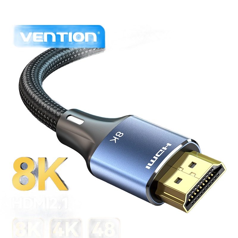 Adaptateur HDMI 2.1 en cable 8K de 48 Gbit par seconde Adaptateur HDMI 2.1 en cable 8K de 48 Gbit par seconde, vue principale