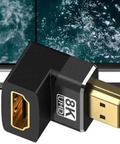 Adaptateur HDMI, adaptateur 90 et 270 degrés 8K 60Hz / 4K 120Hz, detail