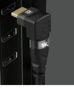 Adaptateur HDMI, adaptateur 90 et 270 degrés 8K 60Hz / 4K 120Hz, vue arriere
