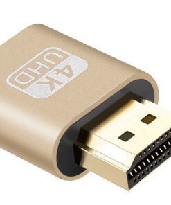 Adaptateur HDMI, adaptateur d'affichage virtuel VGA vers 1.4 DDC, vue de trois quarts